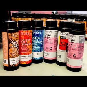Redken Shades EQ Gloss and Color Gels Laquers.